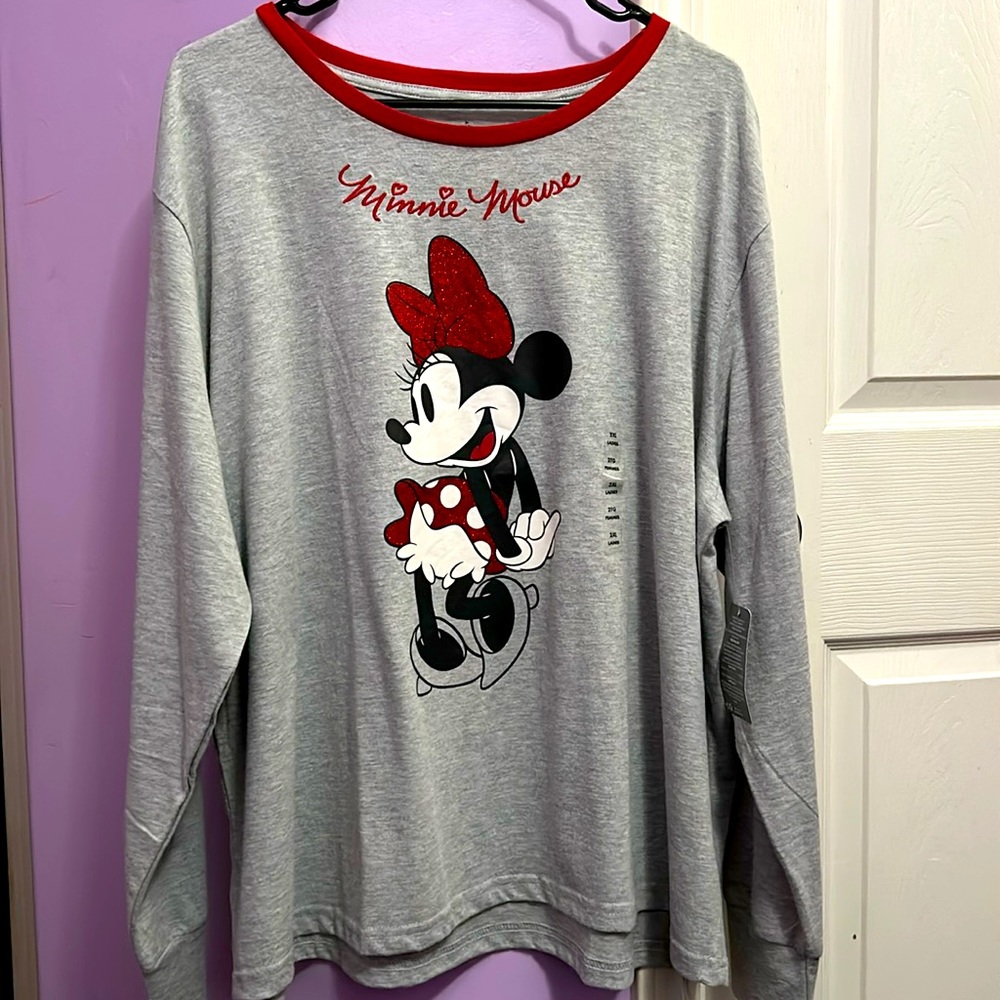 Disney Women’s Long Sleeve Minnie Mouse tee